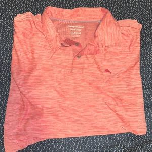 Tommy Bahama polo 3XLB.  Coral pink